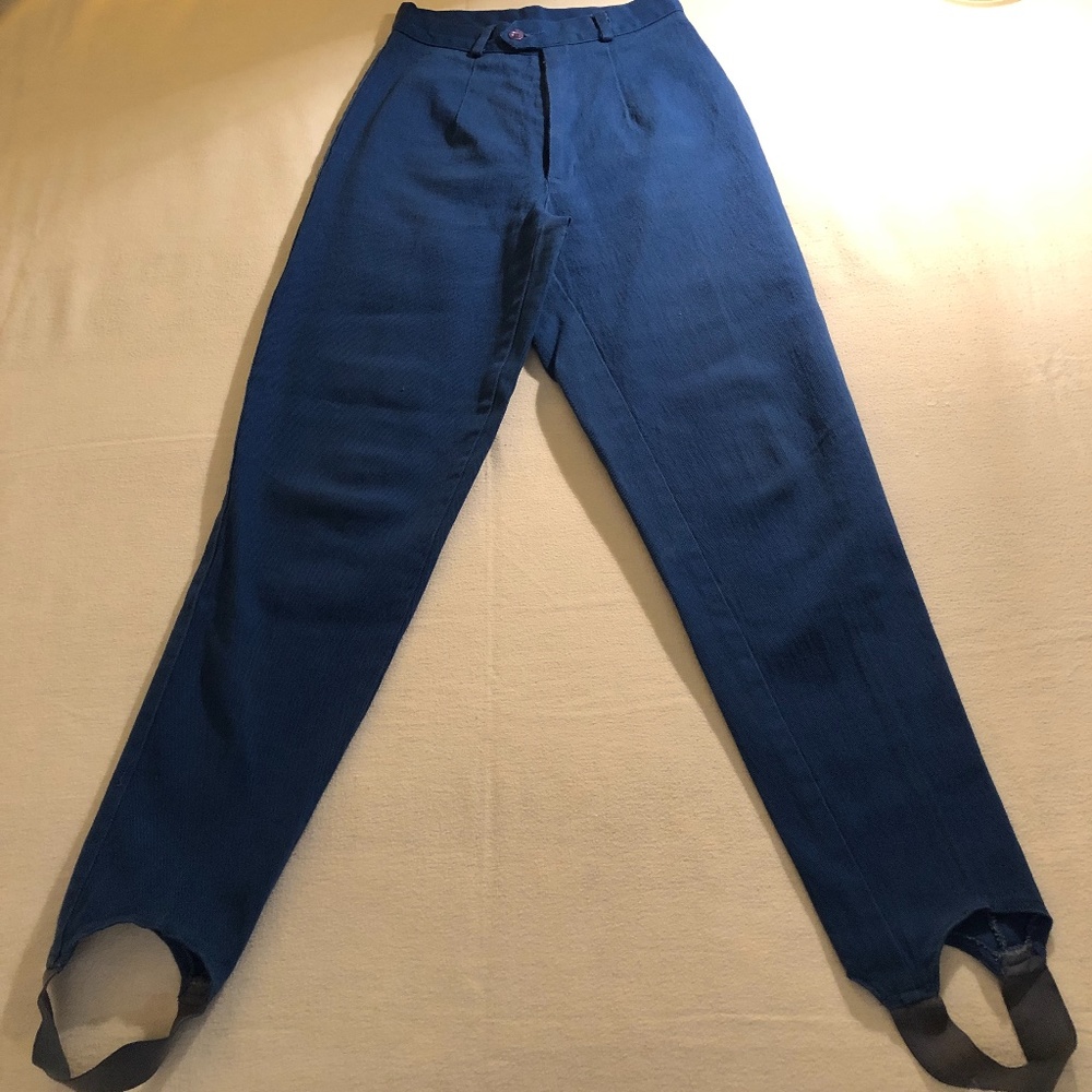 Vintage pants (1960) with stirrups, size 4
